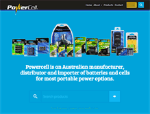 Tablet Screenshot of powercell.com.au